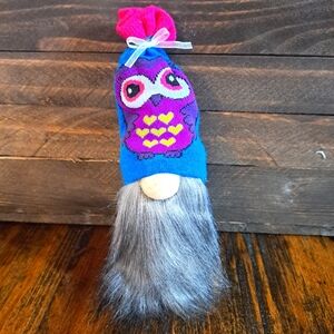 Handmade Owl Gnome
